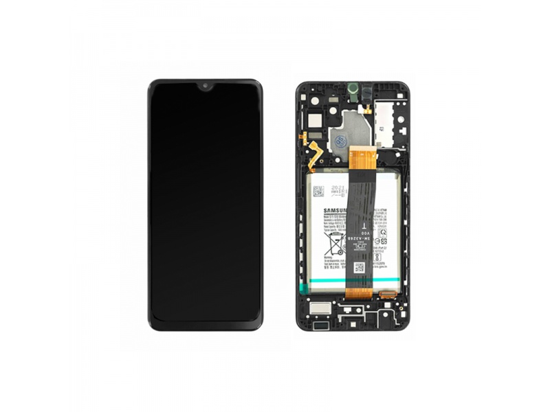 LCD + dotyk + rámček pre Samsung Galaxy A32 5G A326B, awesome black (Service Pack)