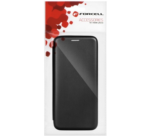 Flipové pouzdro Forcell Elegance pro Samsung Galaxy A12, černá
