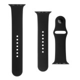 Set silikonových řemínků FIXED Silicone Strap pro Apple Watch 42 mm/44 mm, černá