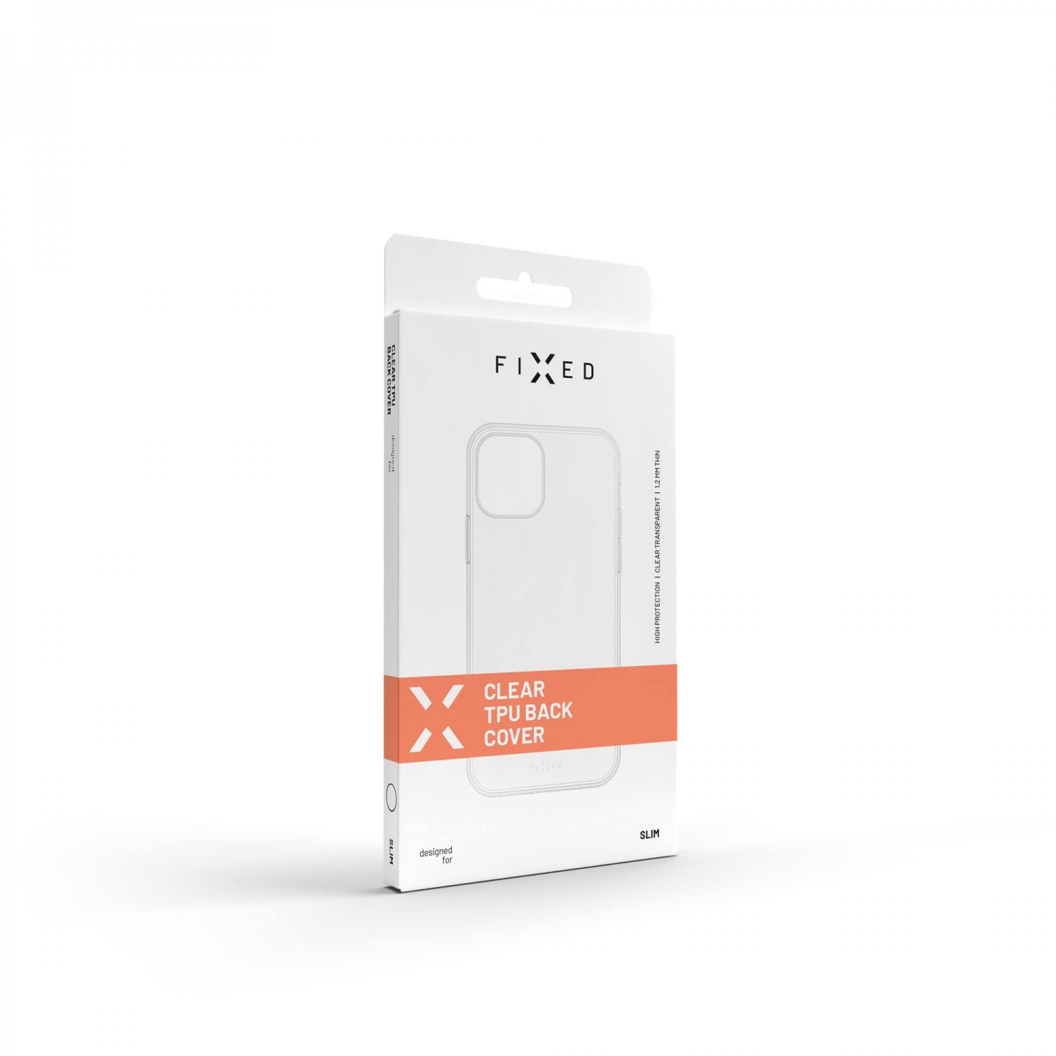 TPU gélové puzdro FIXED pre Xiaomi Redmi Note 8 (2021), číra