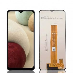 LCD + dotyková doska pre Samsung Galaxy A12, black (Service Pack)