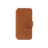 Kožené pouzdro typu kniha FIXED ProFit pro Apple iPhone 12/12 Pro, hnědá