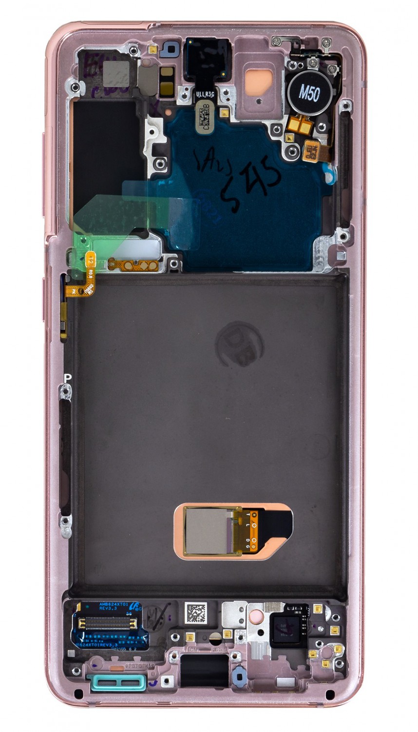LCD + dotyková doska pre Samsung Galaxy S21, phantom pink (Service Pack)