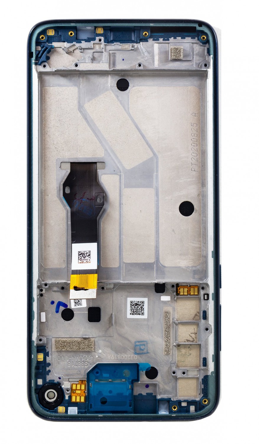 LCD + dotyk + predný kryt pre Motorola G8 Power, blue (Service Pack)