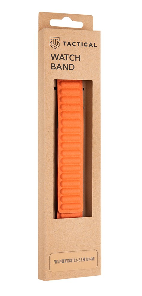 Kožený remienok Tactical 742 Loop pre Apple Watch 42mm / 44mm, orange