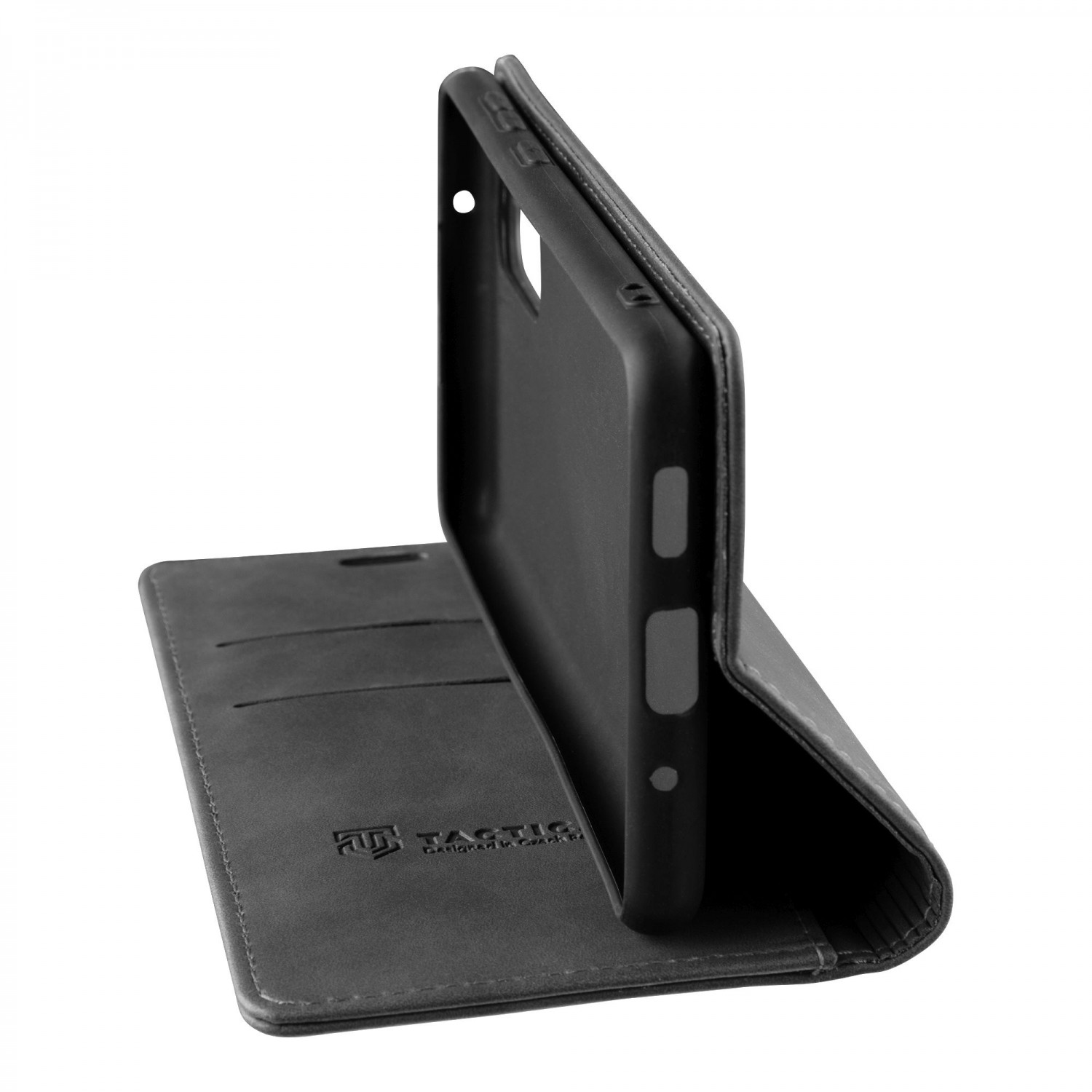 Flipové pouzdro Tactical Xproof pro Samsung Galaxy A22 4G, černá