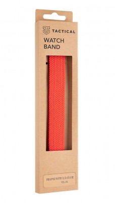 Pletený remienok Tactical 768 XL pre Apple Watch 38mm / 40mm, červená