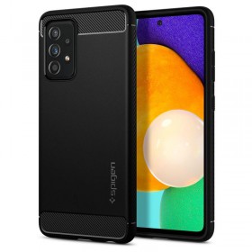 Ochranný kryt Spigen Rugged Armor pre Samsung Galaxy A52 / A52 5G / A52s 5G čierna
