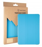 Tactical Book Tri Fold flipové pouzdro pro Samsung T730/T736/T970/T975 Galaxy Tab S7 FE 5G / S7+ 12.4, tmavě modrá