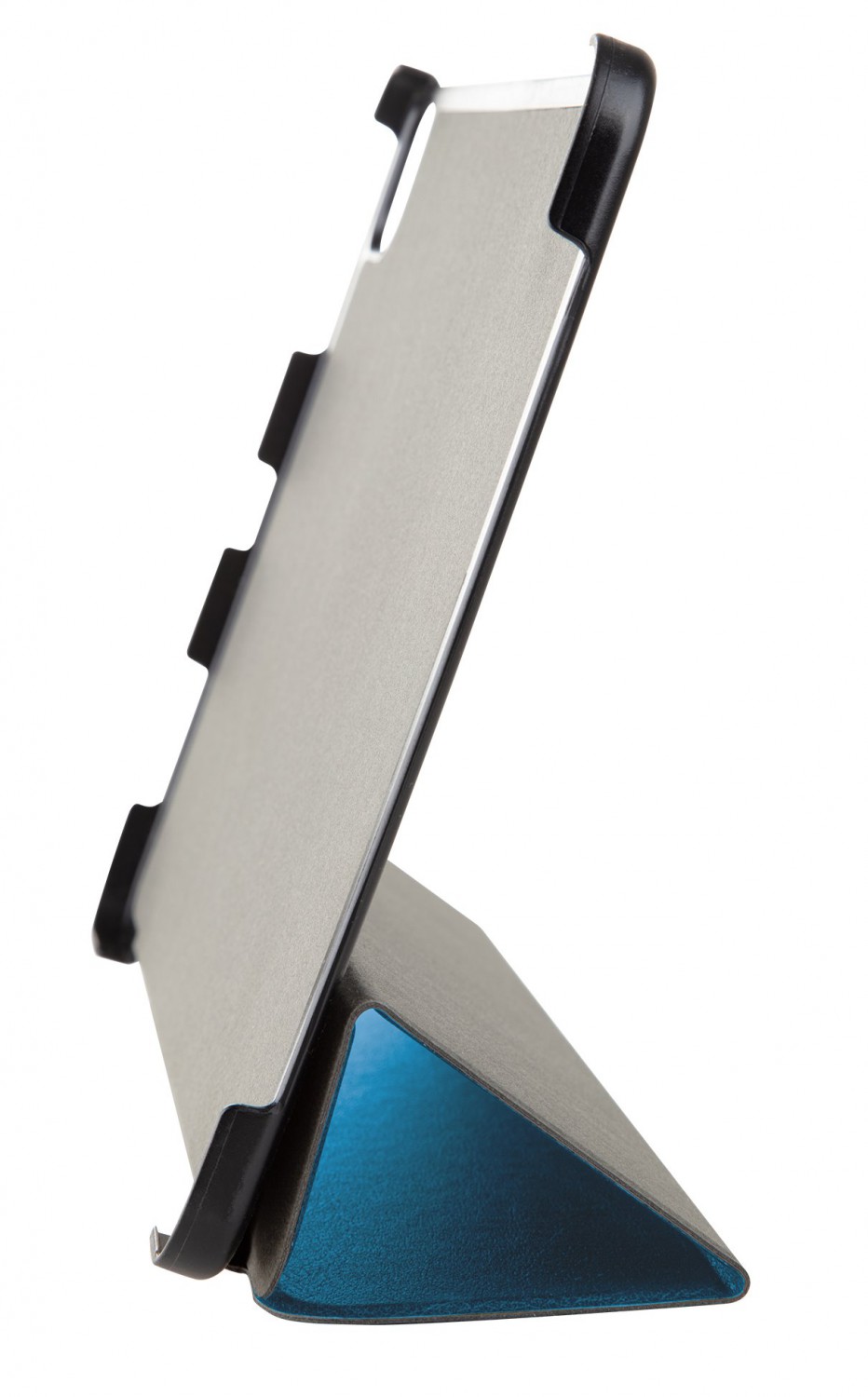Tactical Book Tri Fold flipové pouzdro pro Samsung T730/T736/T970/T975 Galaxy Tab S7 FE 5G / S7+ 12.4, tmavě modrá