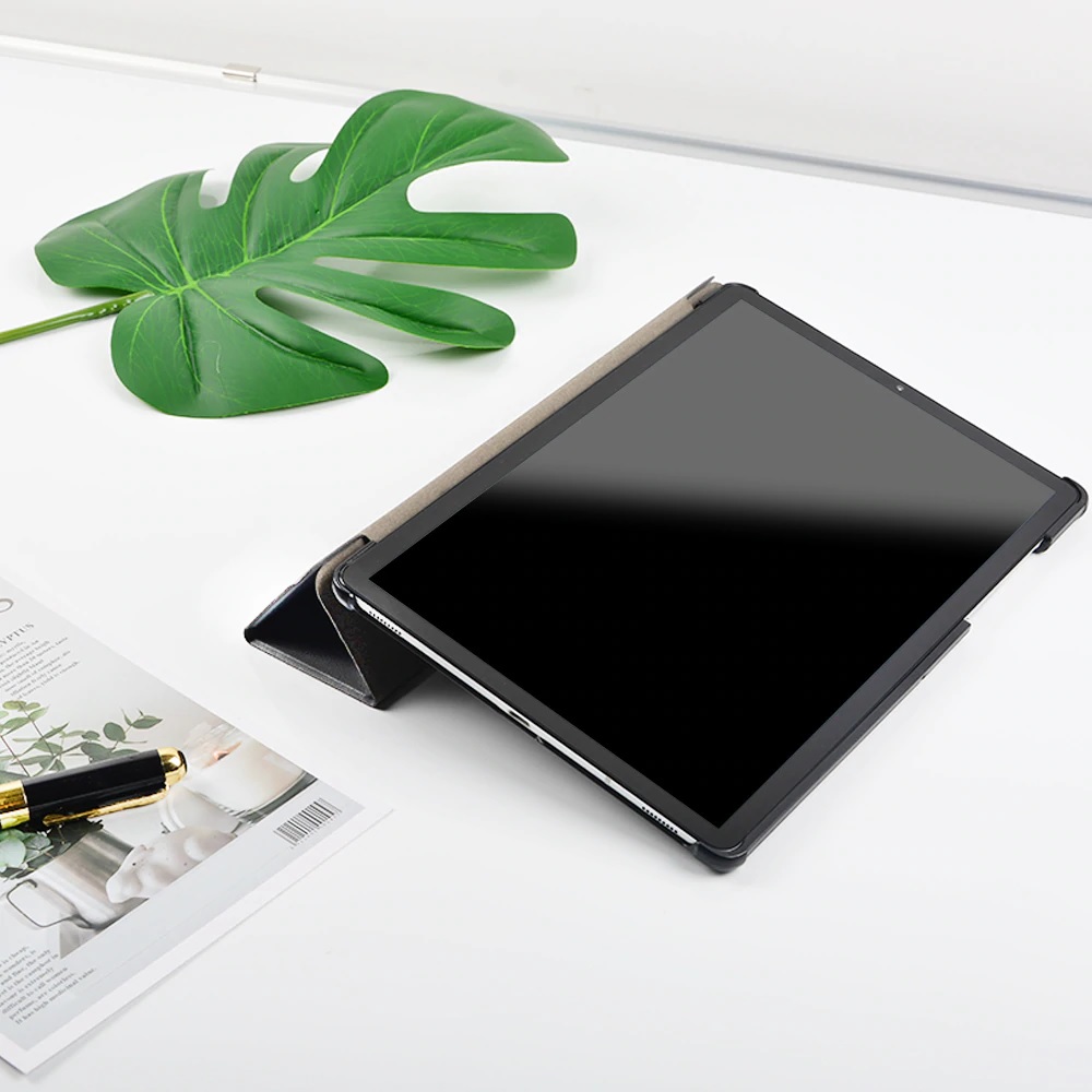 Tactical Book Tri Fold flipové pouzdro pro Samsung Galaxy TAB Active Pro T545, černá