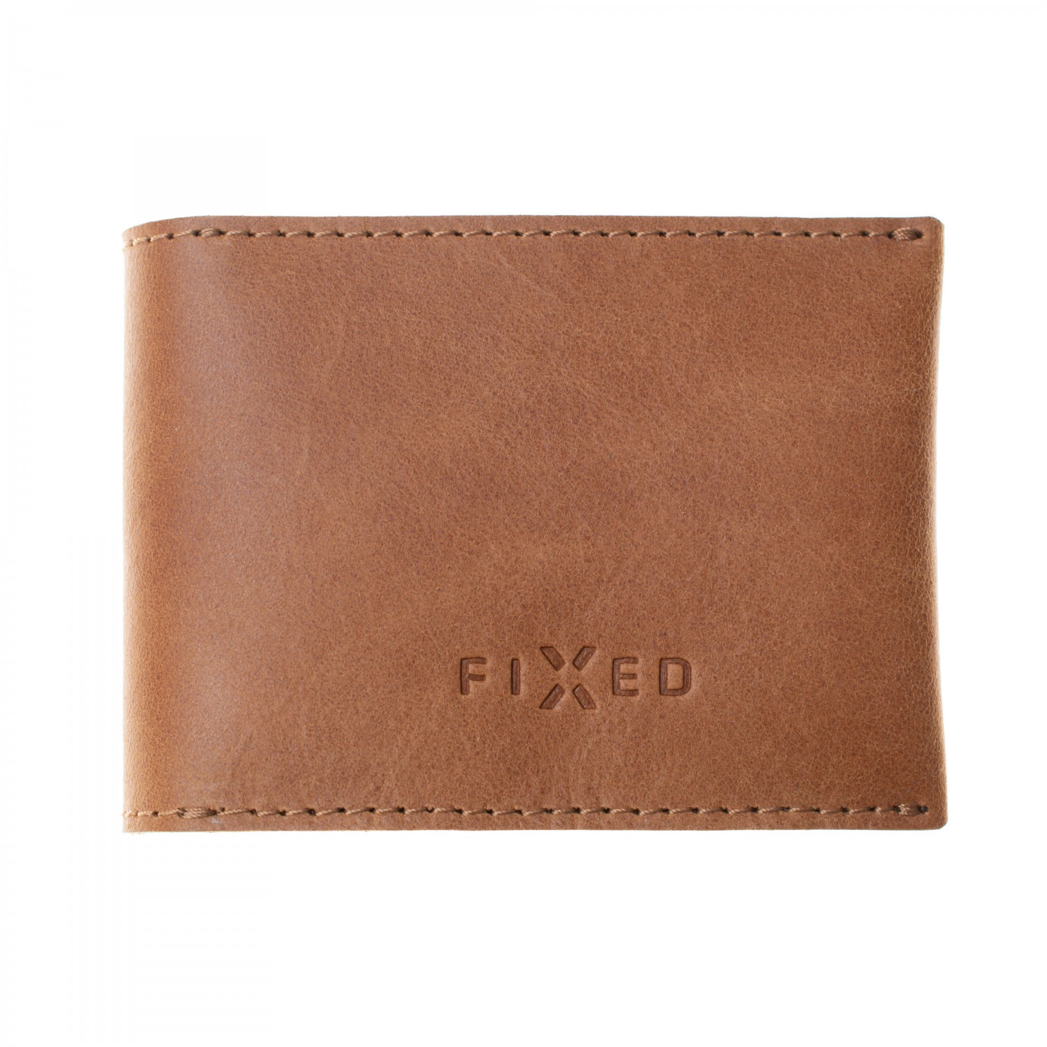 Kožená peňaženka FIXED Smile Wallet sa smart trackerom FIXED Smile PRO, hnedá