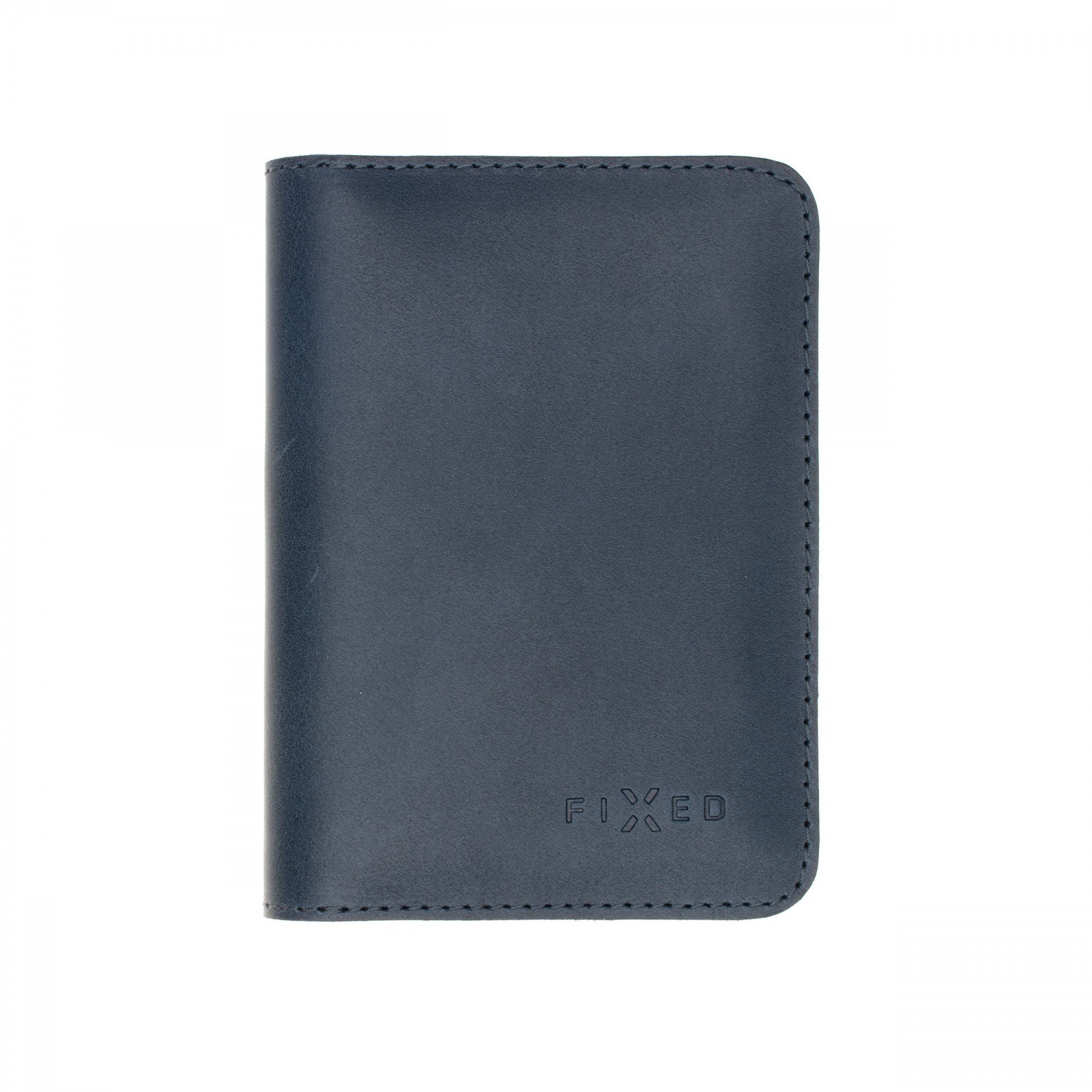 Kožená peňaženka FIXED Smile Wallet XL sa smart trackerom FIXED Smile PRO, modrá