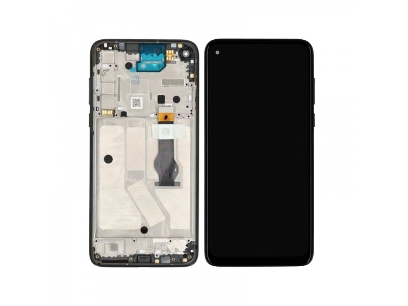 LCD + dotyk + rámček pre Motorola Moto G8 Power, Mystic indigo (Service Pack)