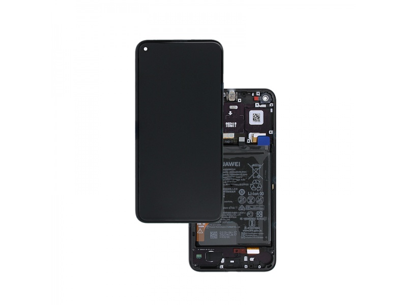 LCD + dotyk + rámček + batérie pre Honor 20 Pro, black (Service Pack)