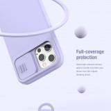 Silikonový kyt Nillkin CamShield Silky pro Apple iPhone 12/12 Pro, nachová