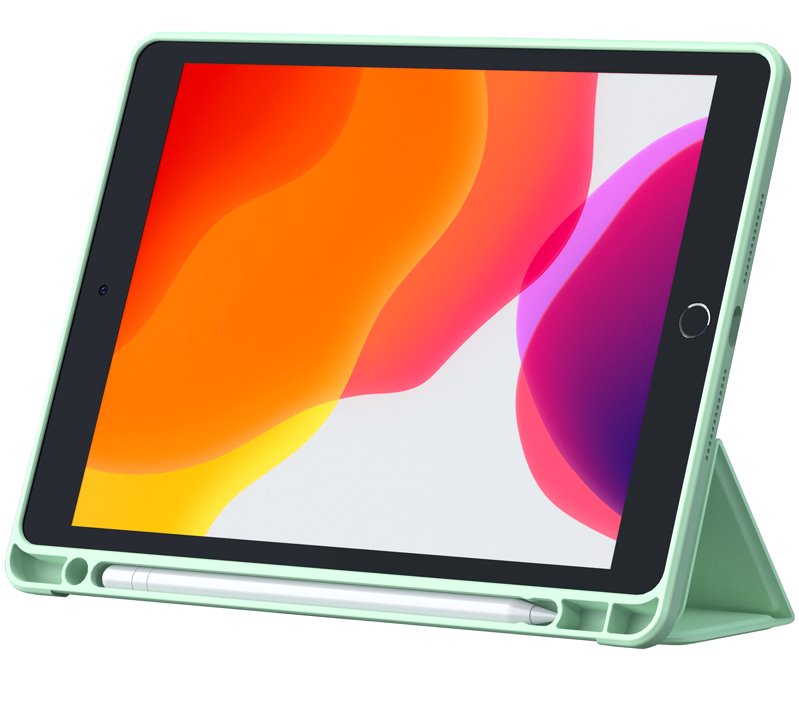 Flipové pouzdro Nillkin Bevel Leather Case pro iPad Air 10.9 2020/Air 4, matcha zelená