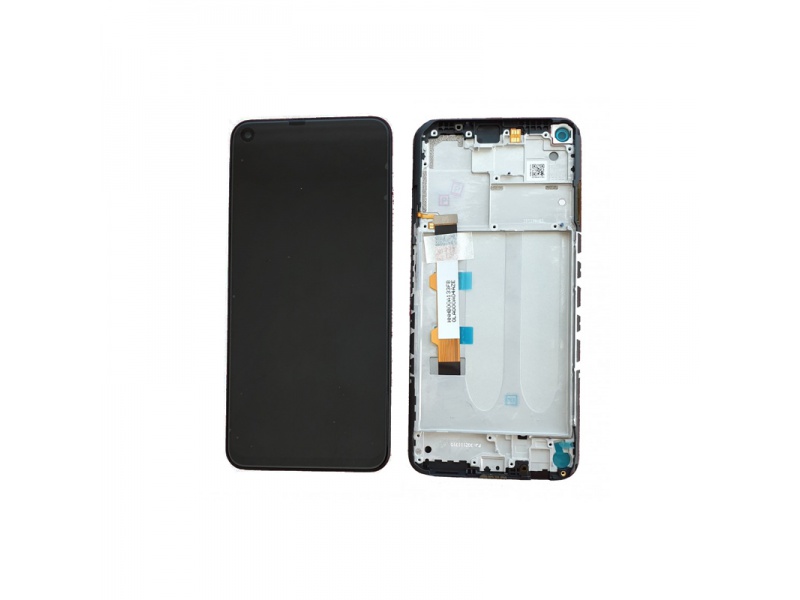 LCD + dotyk + rámček pre Xiaomi Redmi Note 9T, nightfall black (Service Pack)