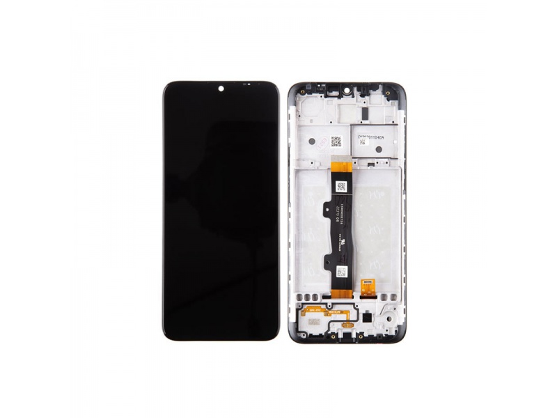 LCD + dotyk + rámček pre Motorola Moto E7, black (Service Pack)