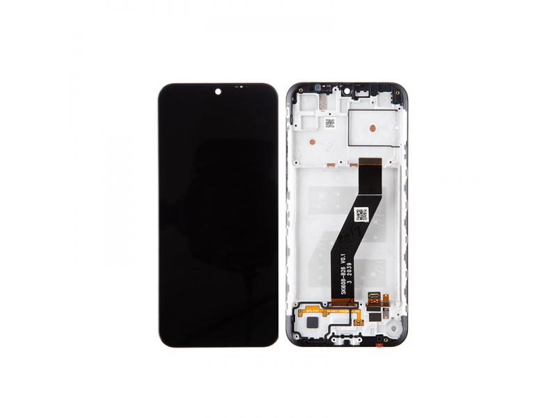 LCD + dotyk + rámček pre Motorola Moto E6i, black (Service Pack)