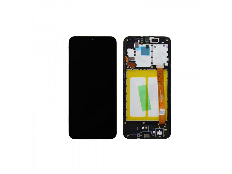 LCD + dotyk + rámček pre Samsung Galaxy A20s, black (Service Pack)