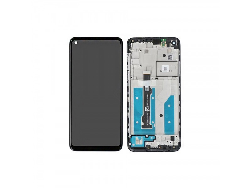 LCD + dotyk + rámček proMotorola Moto G8, black (Service Pack)