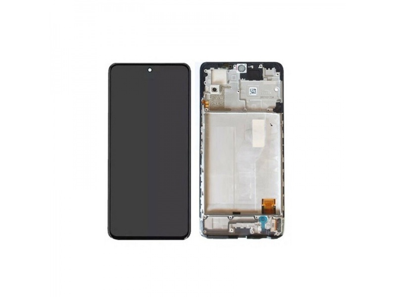 LCD + dotyk + rámček pre Xiaomi Redmi Note 10 Pro, black tarnish (Service Pack)