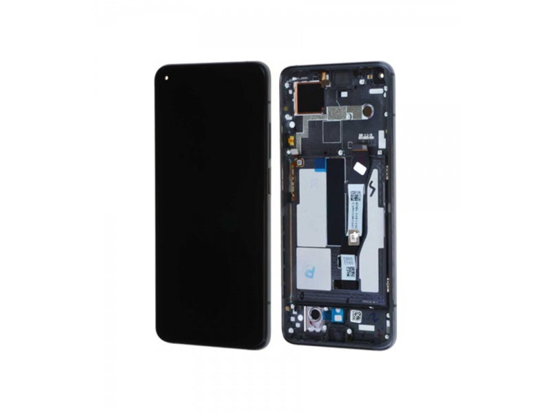 LCD + dotyk + rámček pre Xiaomi Mi 10T / Mi 10T Pro, black (Service Pack)