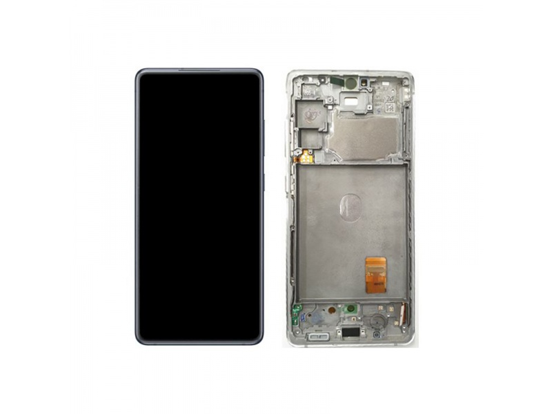 LCD + dotyk + rámček pre Samsung Galaxy S20 FE 5G, cloud white (Service Pack)