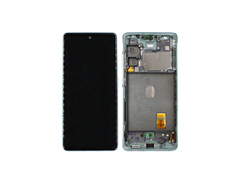 LCD + dotyk + rámček pre Samsung Galaxy S20 FE 4G, cloud mint (Service Pack)