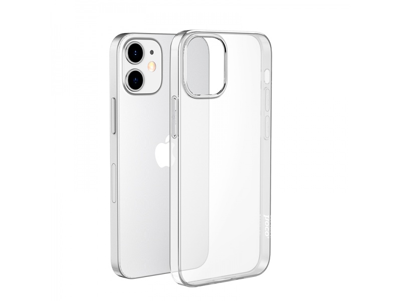Silikonové pouzdro Hoco Light Series TPU Case pro Apple iPhone 12 Mini, transparentní