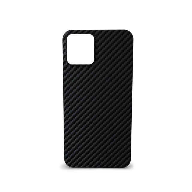 Silikónové TPU puzdro Epic Carbon pre Apple iPhone 12 mini, čierna