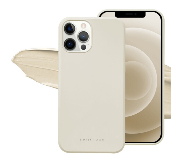 Zadný kryt Roar Space pre Samsung Galaxy S21, krémová