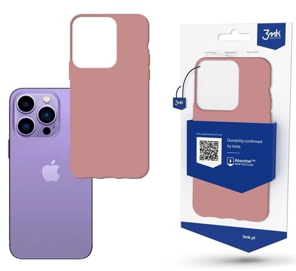 Ochranný kryt 3mk Matt Case pro Apple iPhone 13 Pro Max, růžová