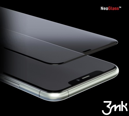 Hybridné sklo 3mk NeoGlass pre Samsung Galaxy S21 +, čierna