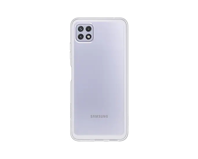 Poloprůhledný zadní kryt pro Samsung Galaxy A22 LTE, transparentní