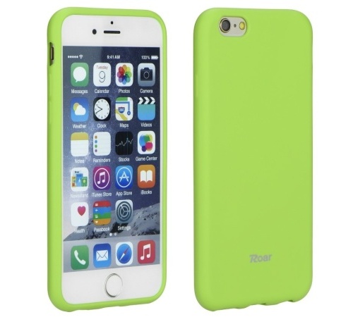 Ochranný kryt Roar Colorful Jelly pro Apple iPhone 13, limetková