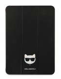 Pouzdro na tablet Karl Lagerfeld Choupette Head Saffiano KLFC11OCHK pro Apple iPad Pro 11, černá