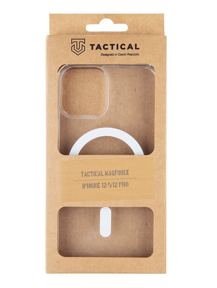 Ochranný kryt Tactical MagForce Kryt pro Apple iPhone 12/12 Pro, transparentní