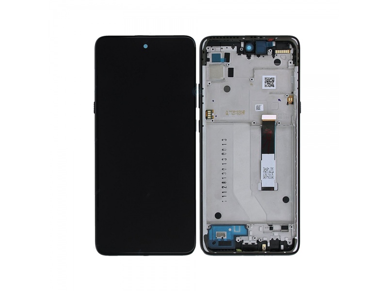 LCD + dotyk + rámček pre Motorola Moto G 5G, volcanic grey (Service Pack)