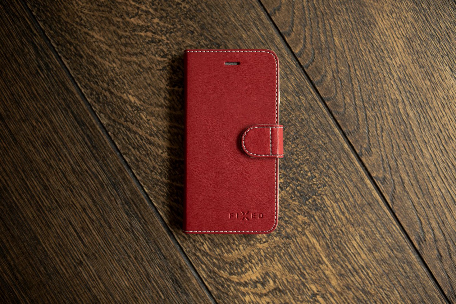 Flipové puzdro FIXED FIT pre Apple iPhone 13 Pro, červená