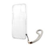 Zadní kryt Guess TPU Marble Stripe GUHCP13SKMABGR pro Apple iPhone 13 Mini, šedá