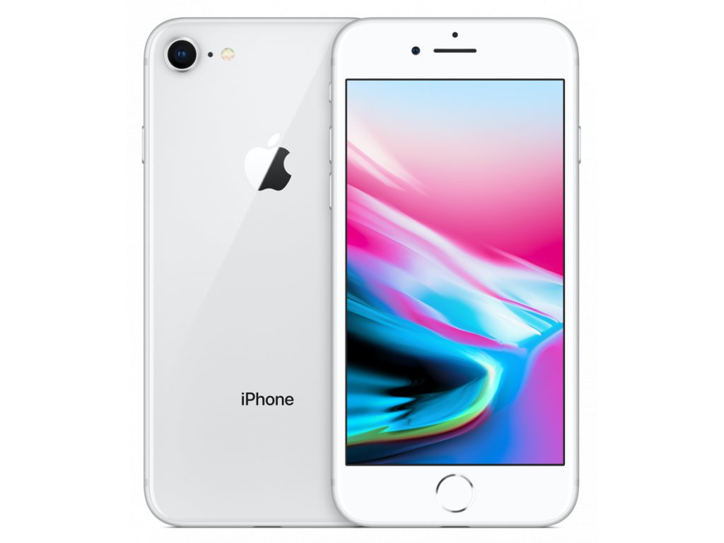 Apple iPhone 8 64GB stříbrná, použitý / bazar