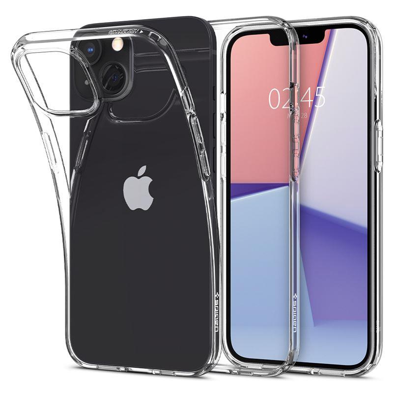 Ochranný kryt Spigen Liquid Crystal pro Apple iPhone 13, transparentní