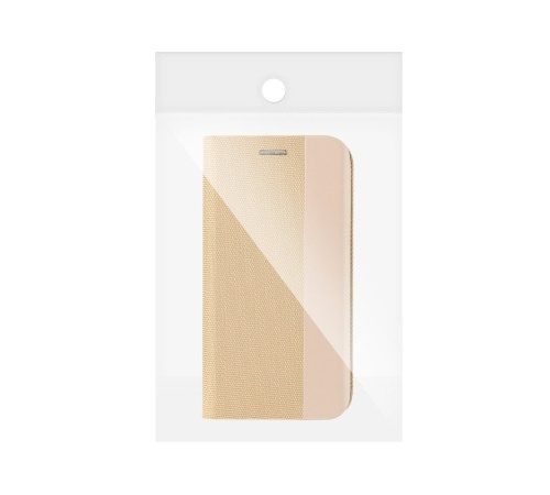 Flipové pouzdro SENSITIVE pro Apple iPhone 13 mini, zlatá
