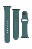 Set silikonových řemínků FIXED Silicone Strap pro Apple Watch 42/44/45 mm, zelenomodrá