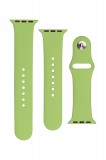 Set silikonových řemínků FIXED Silicone Strap pro Apple Watch 42/44/45 mm, mentolová