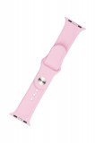 Set silikonových řemínků FIXED Silicone Strap pro Apple Watch 38/40/41 mm, světle růžová