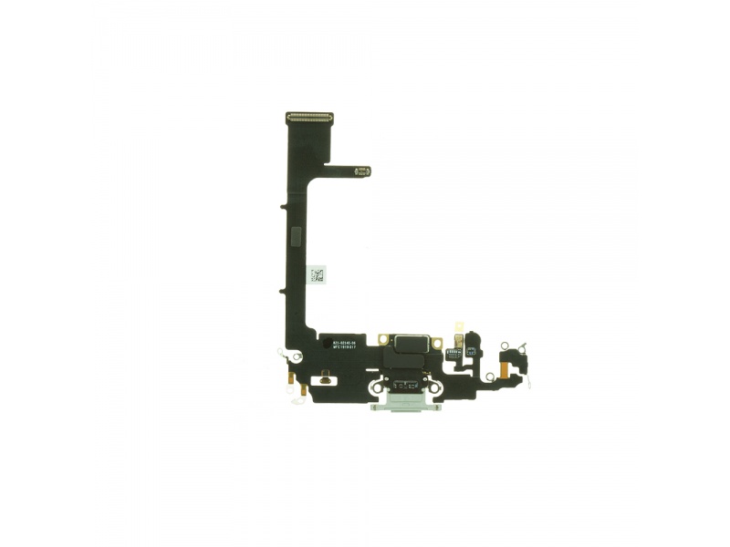 Charging Dock Connector Flex + Board Silver pre Apple iPhone 11 Pro (Genuine)