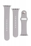 Set silikonových řemínků FIXED Silicone Strap pro Apple Watch 38/40/41 mm, světle šedá